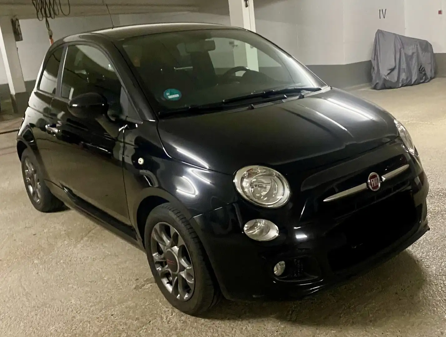 Fiat 500 1.2 Sport / 1. Hand / TÜV NEU / 8-fach Nero - 1