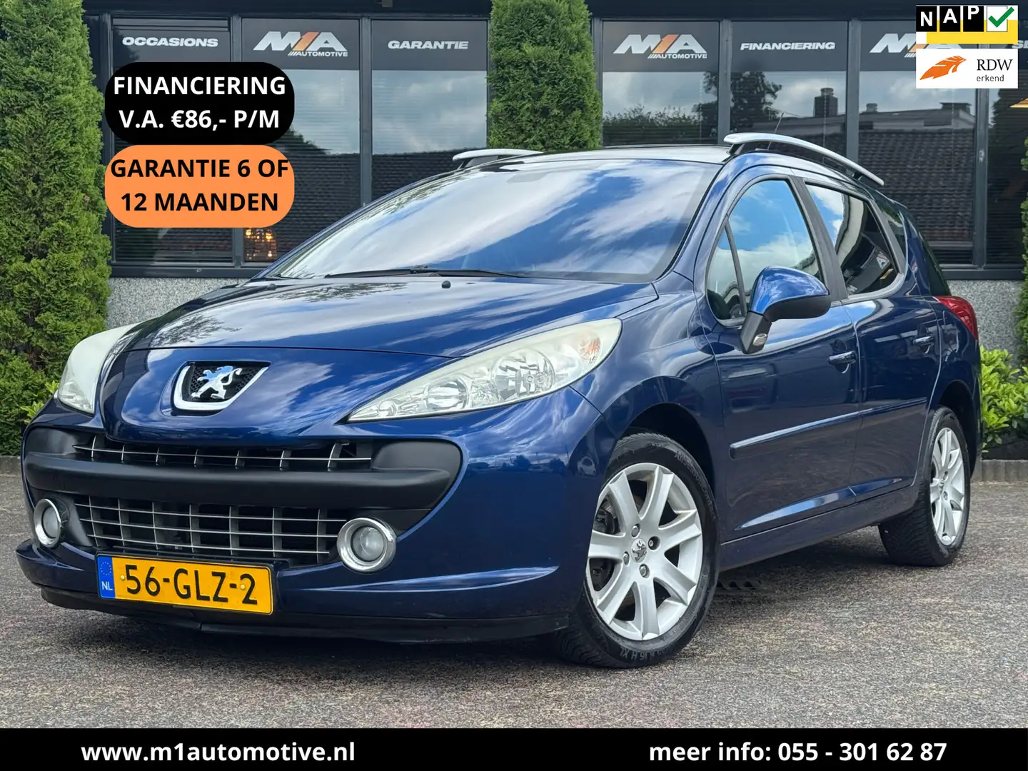 Peugeot 207 SW 1.6 VTi XS AUT| PANO | Airco/ECC | 1E EIG Bleu - 1