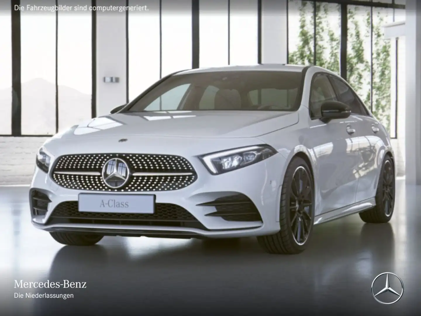 Mercedes-Benz A 250 e Lim AMG+NIGHT+LED+KAMERA+19"+8G Weiß - 2