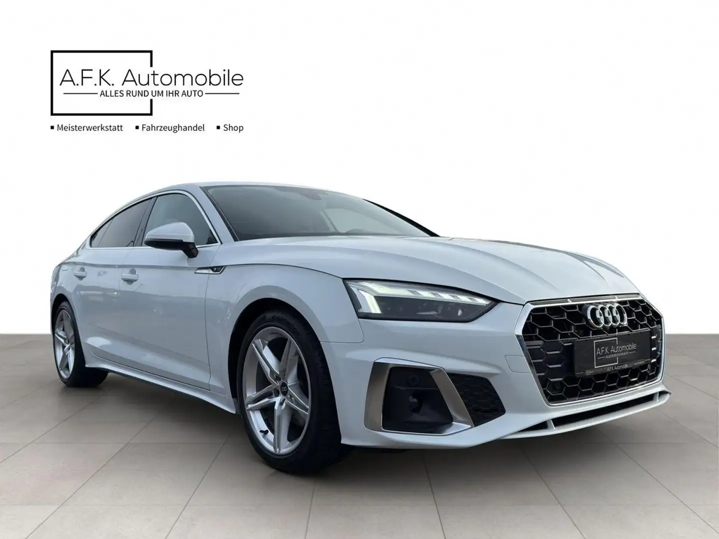 Audi A5 35 TDI SB Aut | S LINE | MATRIX BEAM |CARPLAY Weiß - 1