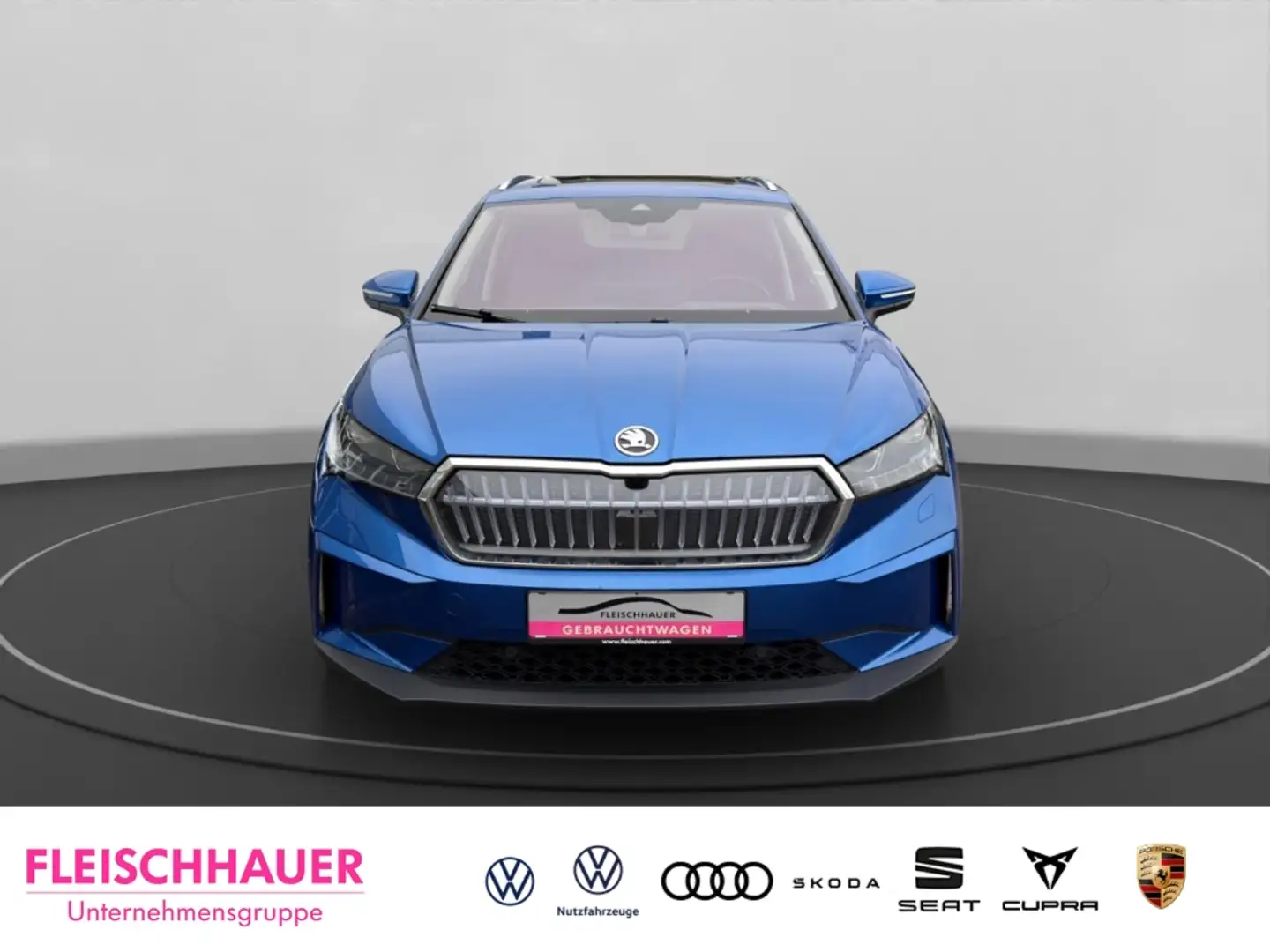 Skoda Enyaq Loft 80 AHK++Pano+Navi+LED+CarPlay+LM19+RK+PDC-Plu Blau - 2