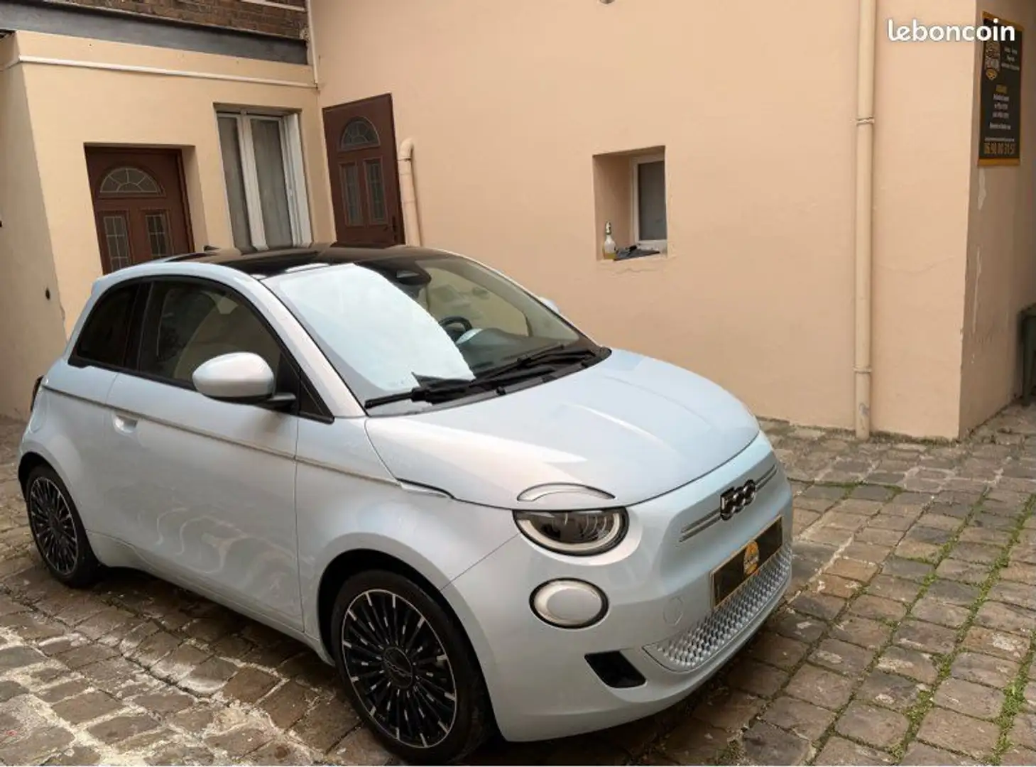 Fiat 500 500e 118cv Electro 3+1 charge Rapid 17990 ttc y’a  Bleu - 2
