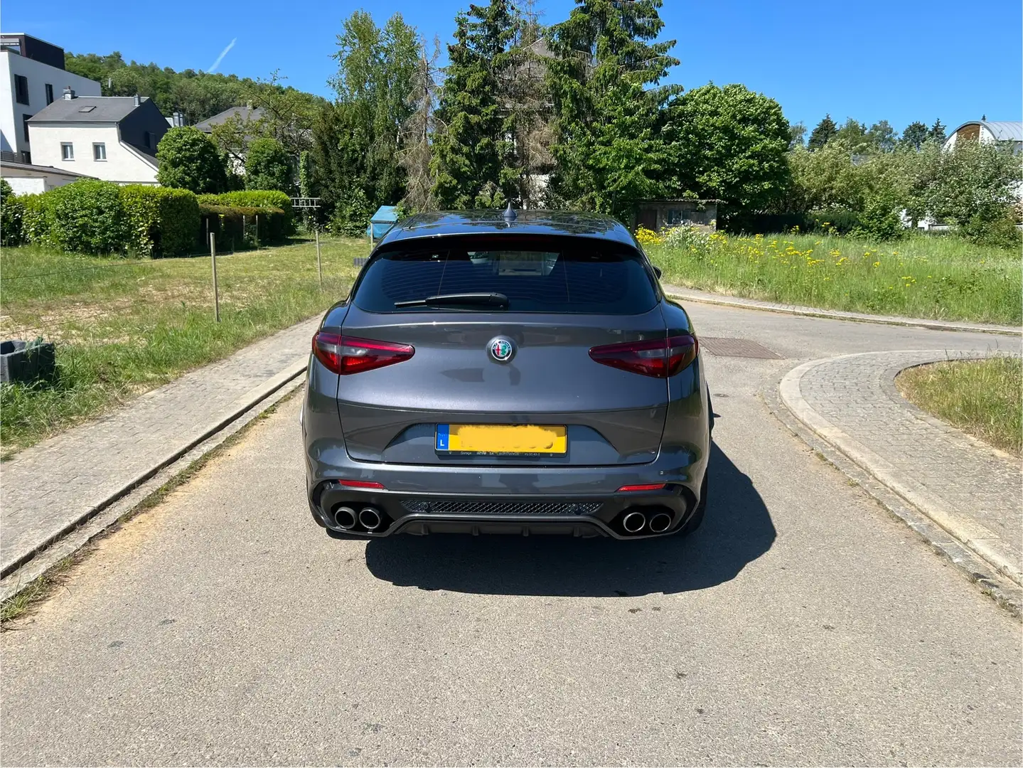 Alfa Romeo Stelvio Stelvio V6 2.9 Bi-Turbo AT8-Q4 Quadrifoglio Gris - 2