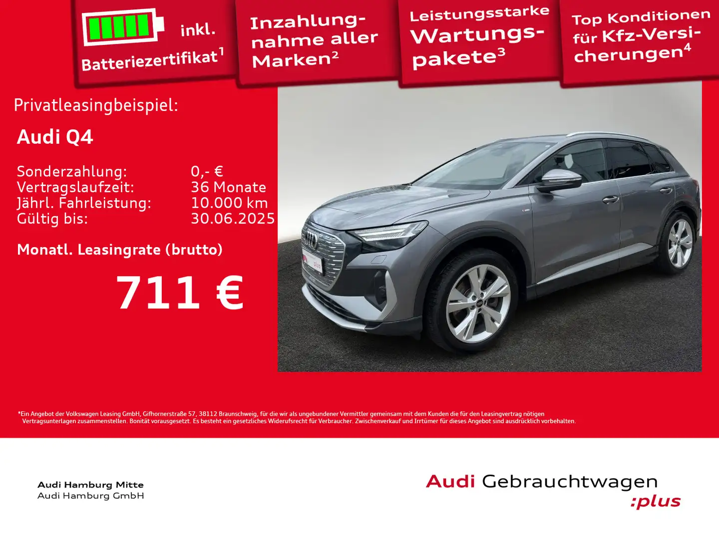 Audi 50 e-tron quattro 220 kW S line Navi Pano Grau - 1