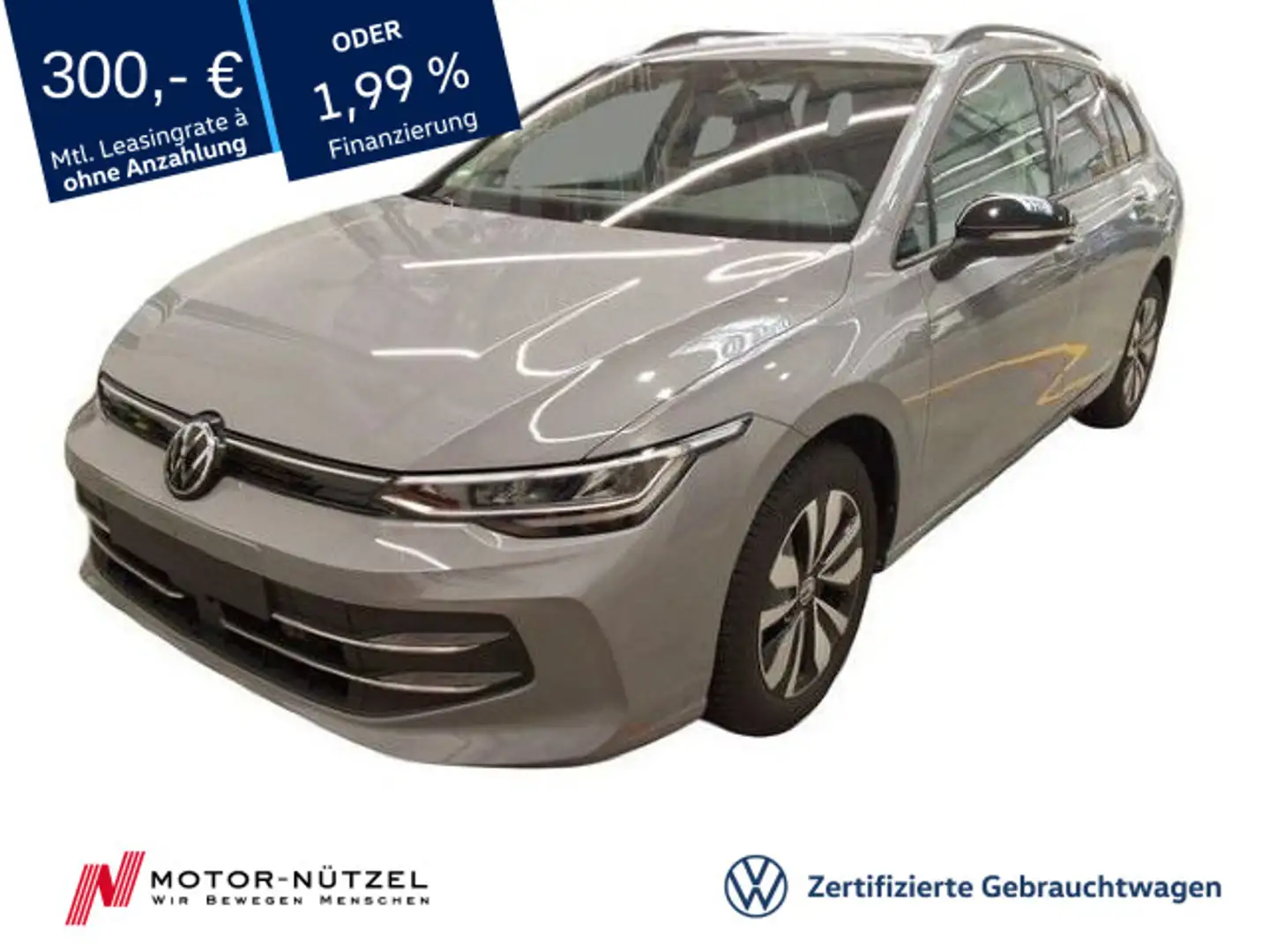 Volkswagen Golf Variant Golf VIII Variant 1.5 TSI LIFE 5JG+LED+NAV+STHZG Grau - 1