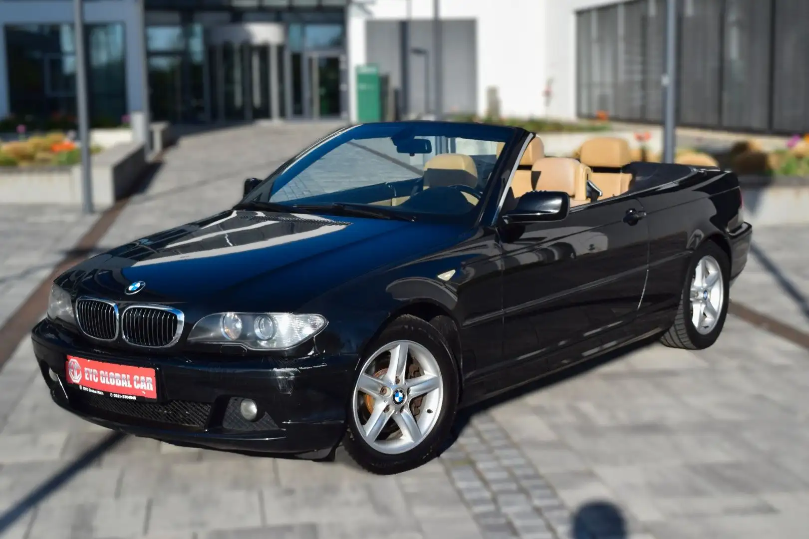 BMW 325 Cabrio.Navi,Leder Beige,2,5 Ltr.6 Zylinder, Noir - 1