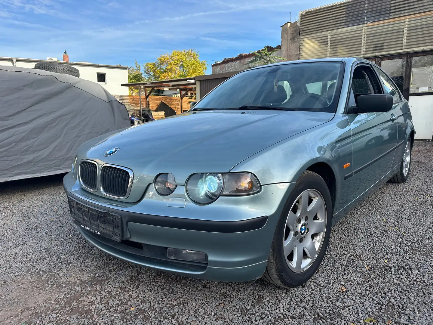 BMW 320 320td Leder Xenon Klimatronic Tempomat Grijs - 2