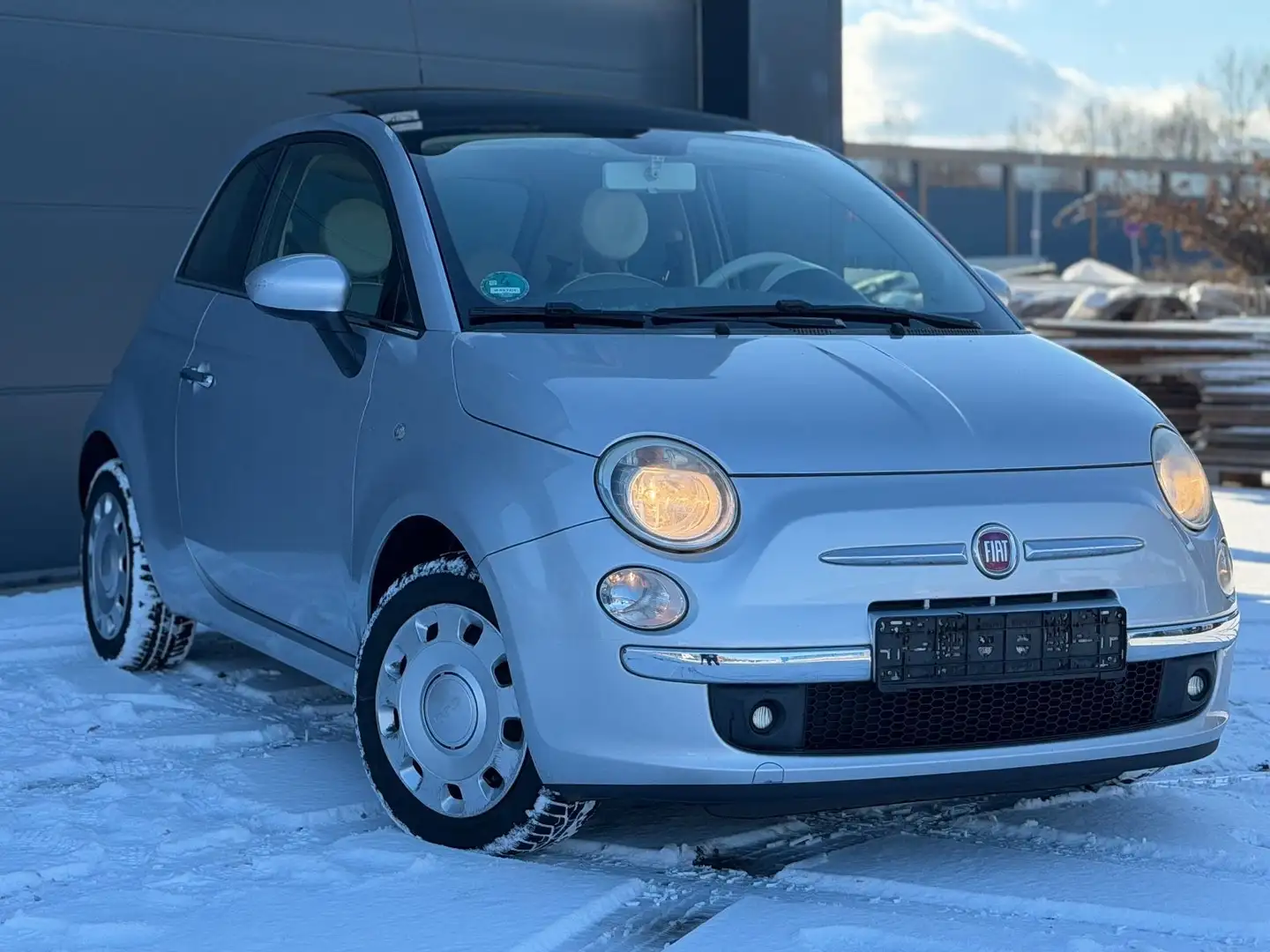 Fiat 500 1.2 8V *Euro 5 * Schiebedach * Silber - 2
