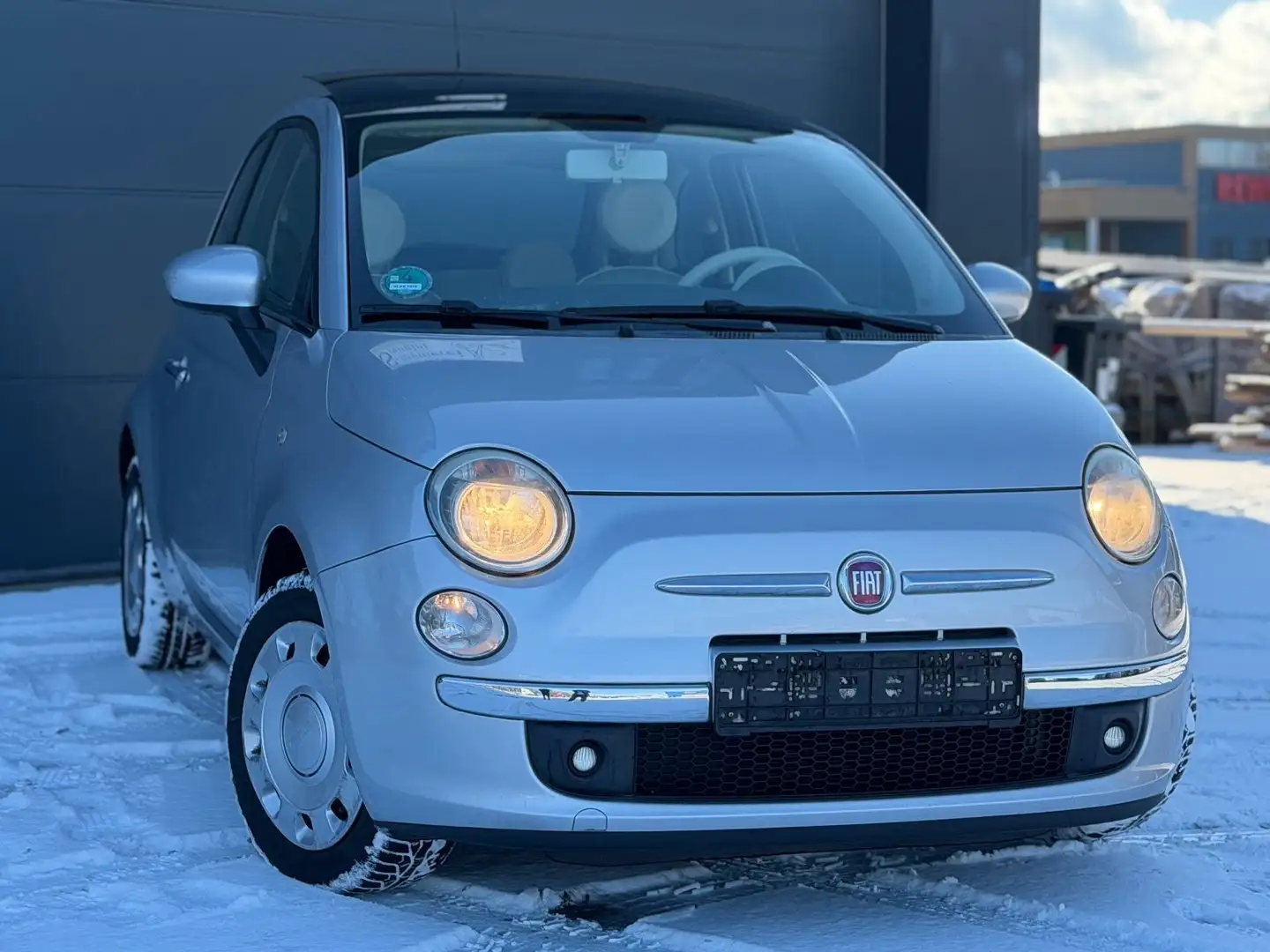 Fiat 500 1.2 8V *Euro 5 * Schiebedach * Silber - 1