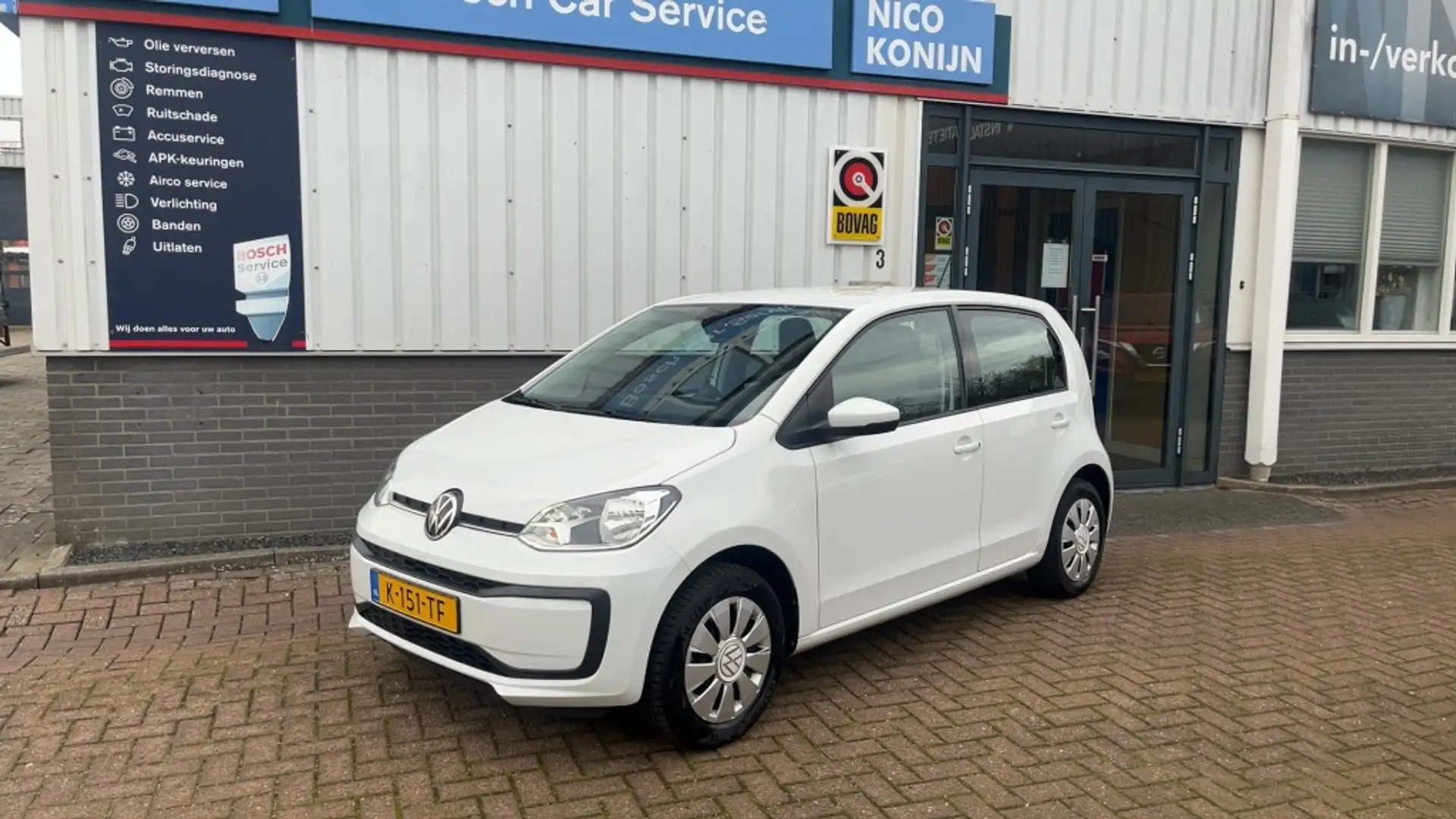 Volkswagen up! 1.0 cruise, electr pakket Wit - 1
