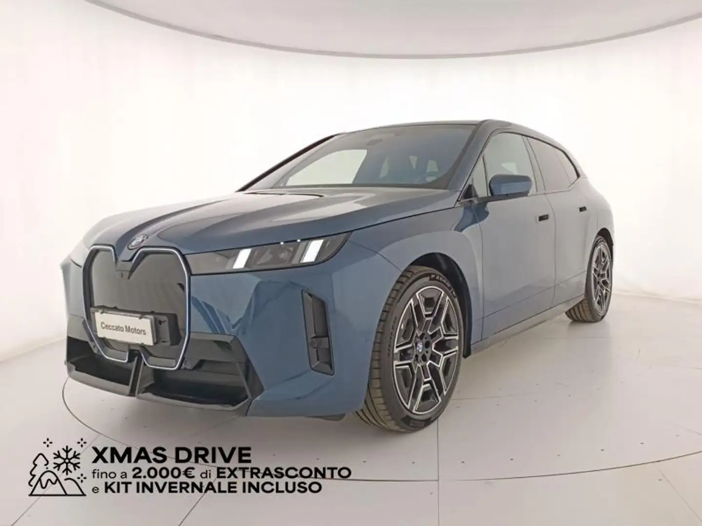 BMW iX xdrive45 MSport Pro Niebieski - 1