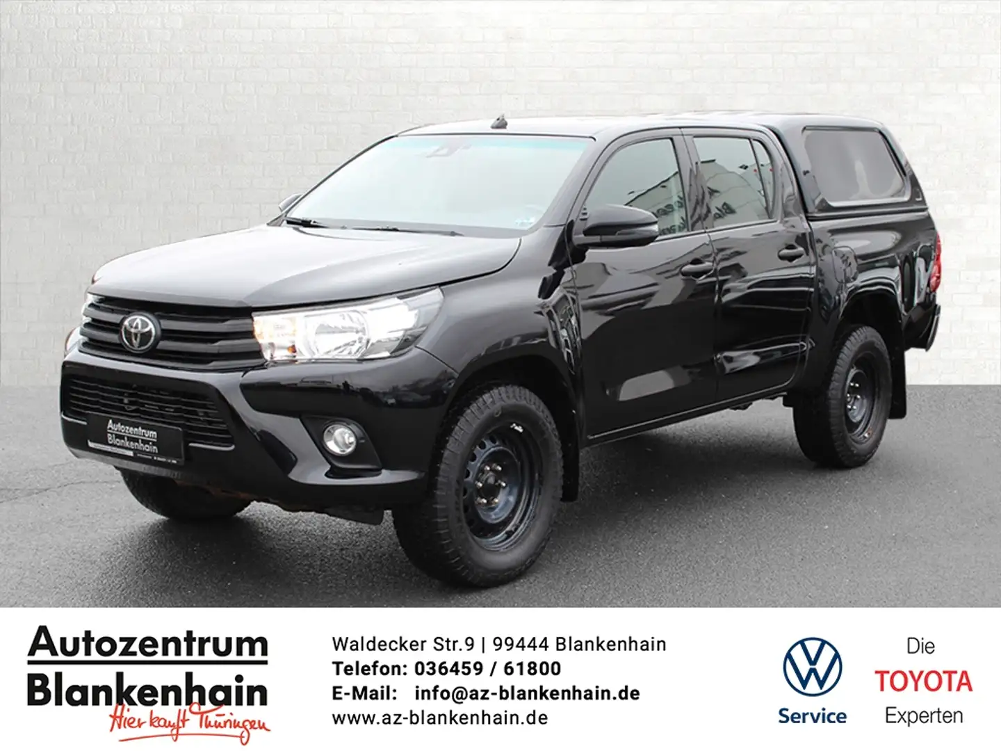Toyota Hilux Double Cab 4x4 Standheiz.*ACC*Hardtop Noir - 1