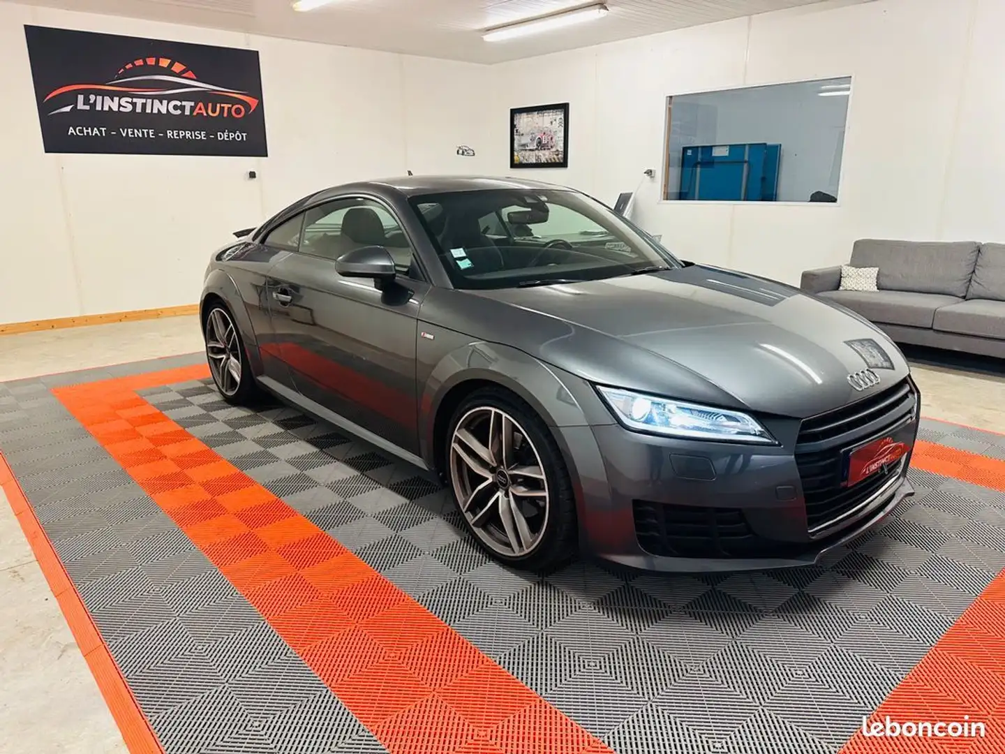 Audi TT 2.0 TFSI 230 S Tronic 6 Gris - 1