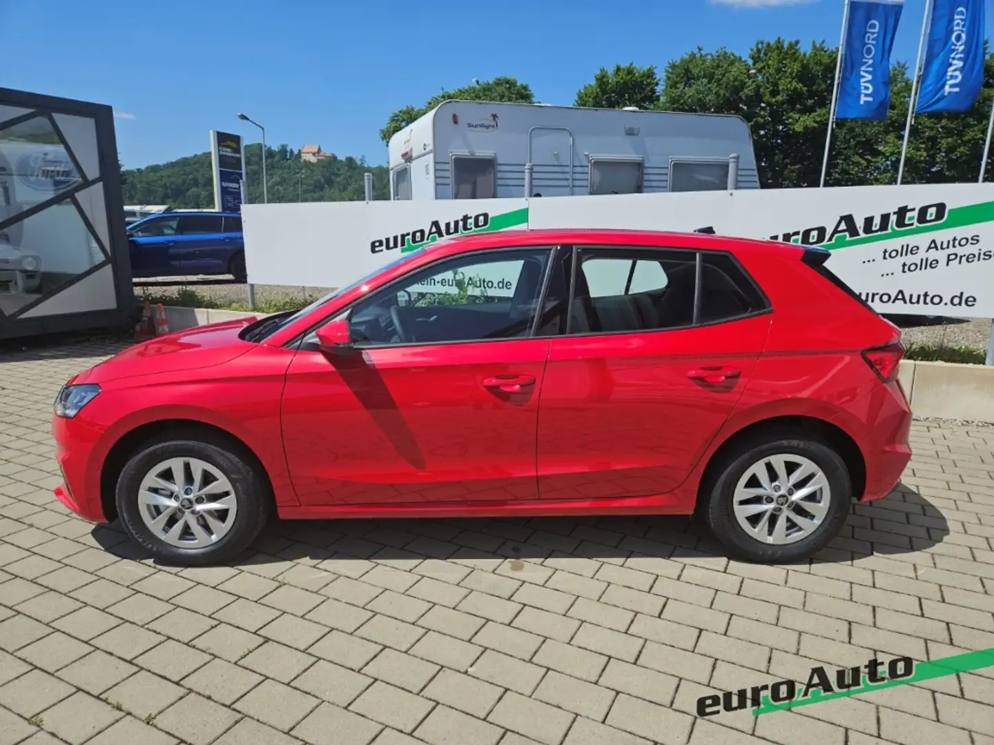 Skoda Fabia Selection 1.0 TSi AHK Kamera 5 Jahre Garantie Rot - 2