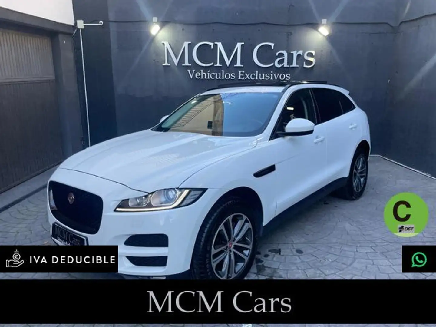 Jaguar F-Pace 2.0i4D Prestige Aut. AWD 240 Blanc - 1