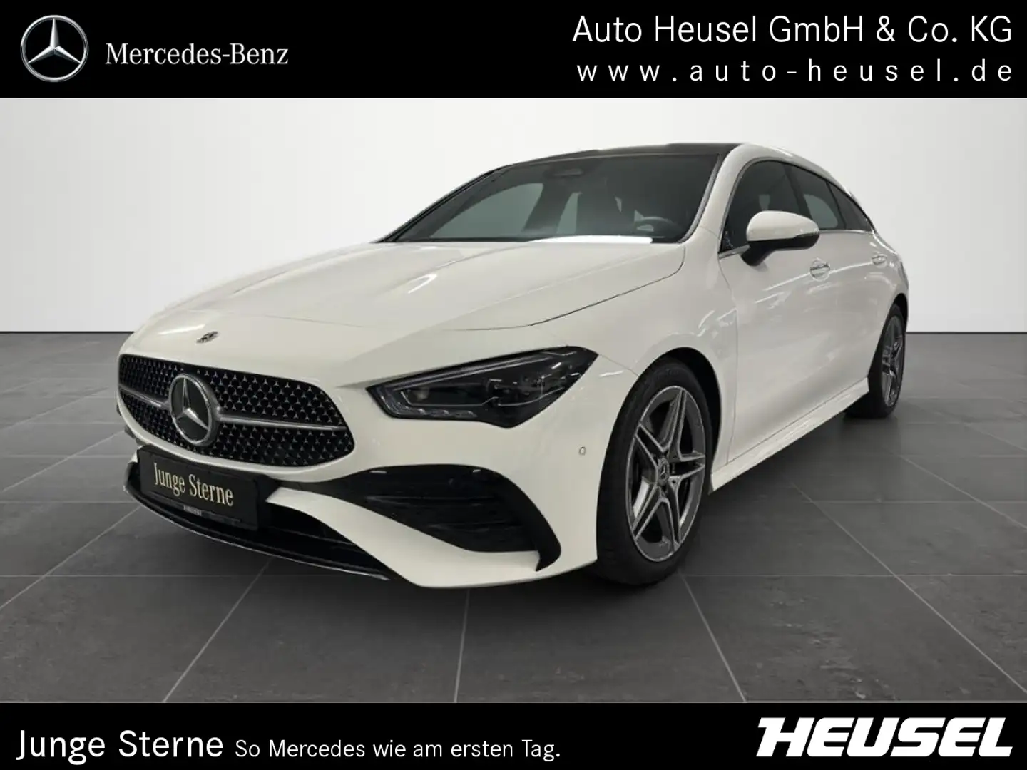 Mercedes-Benz CLA 200 SB AMG *Techn-P*Pan.Schd*Winter-P*Lade-P Blanc - 1