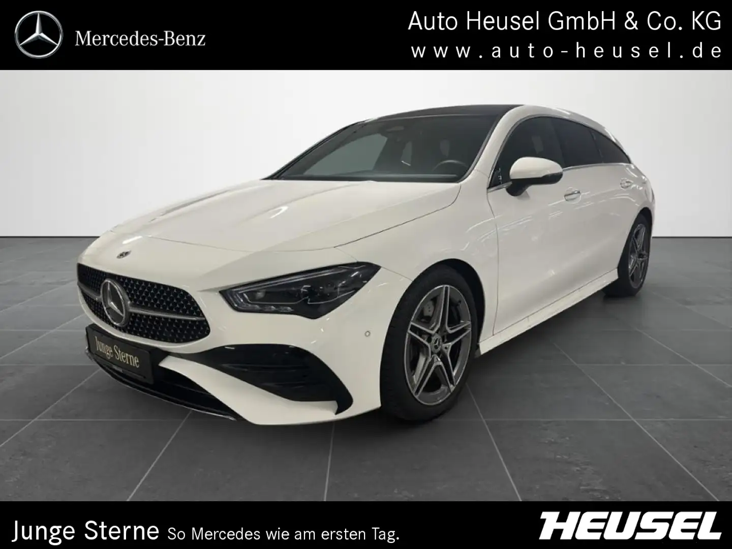 Mercedes-Benz CLA 200 SB AMG *Techn-P*Pan.Schd*Winter-P*Lade-P Blanco - 1