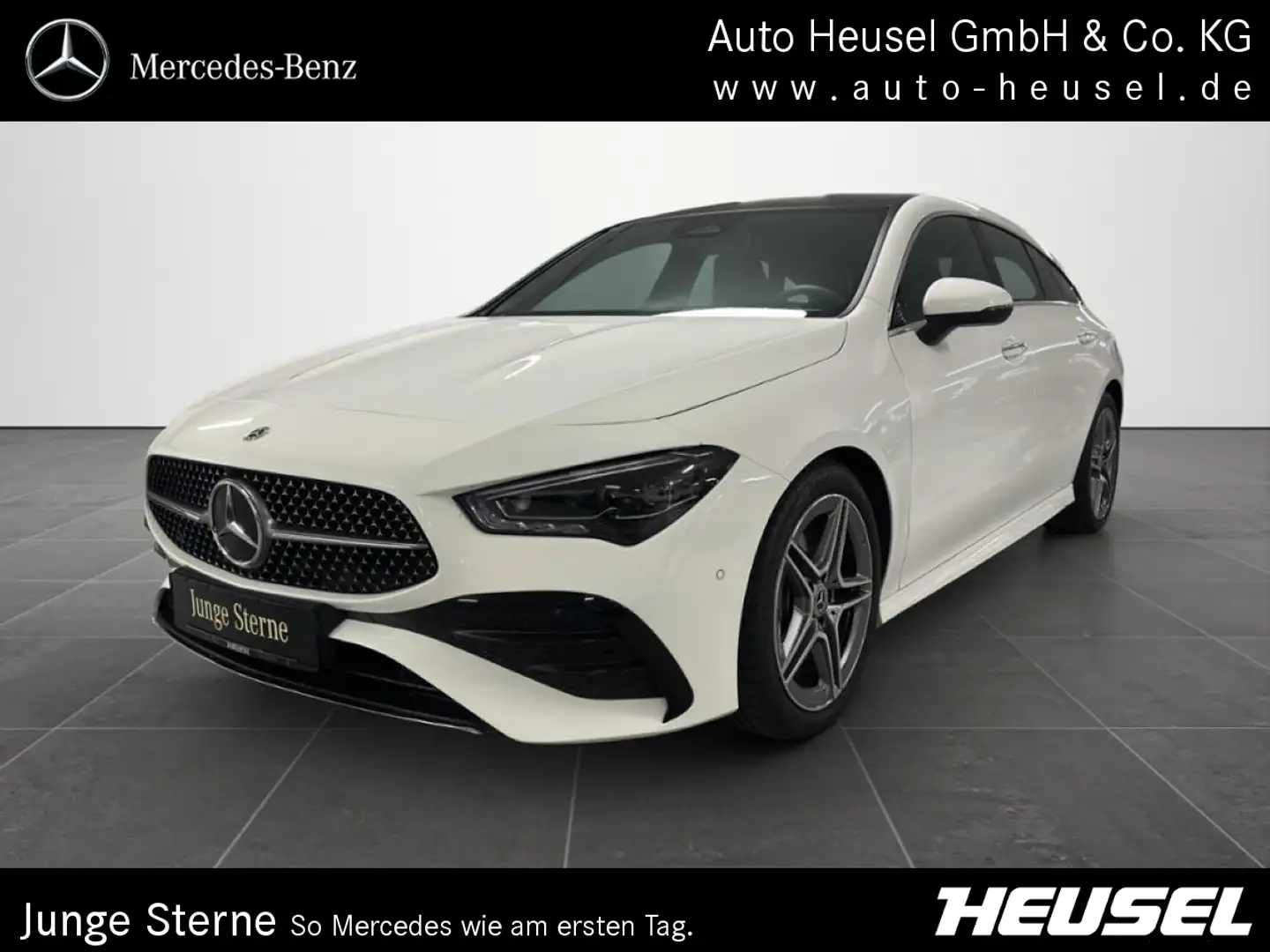 Mercedes-Benz CLA 200 SB AMG *Techn-P*Pan.Schd*Winter-P*Lade-P Blanco - 1