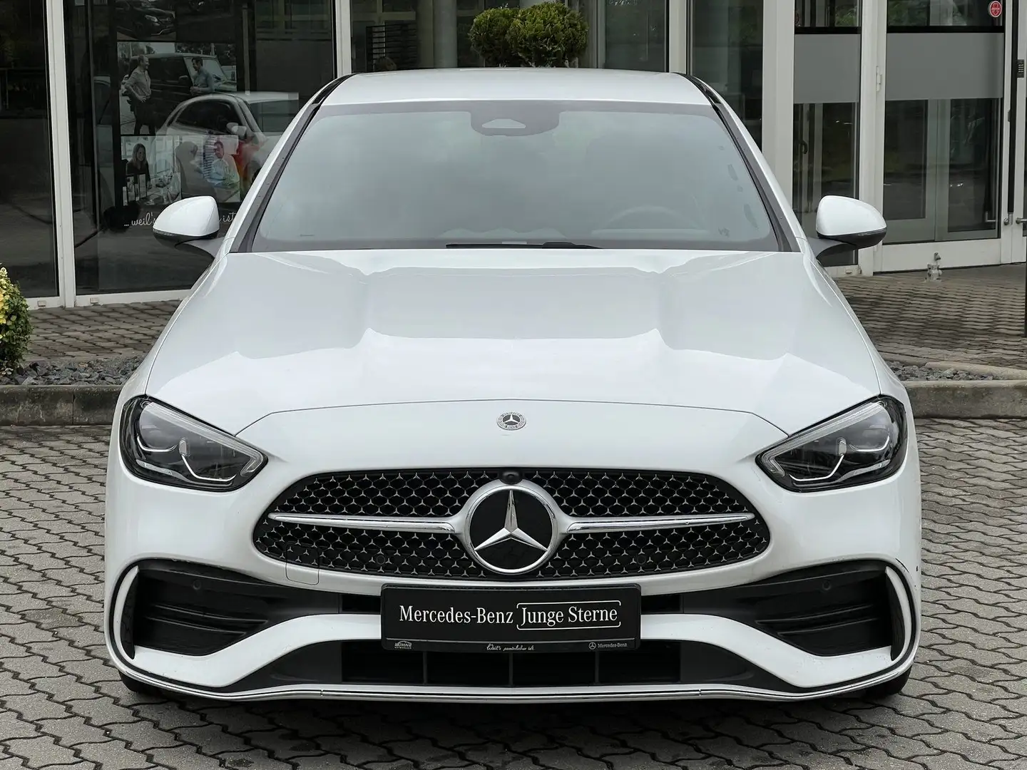 Mercedes-Benz C 400 e 4M+AMG Line+LED High+Spurhalteassistent Blanc - 2