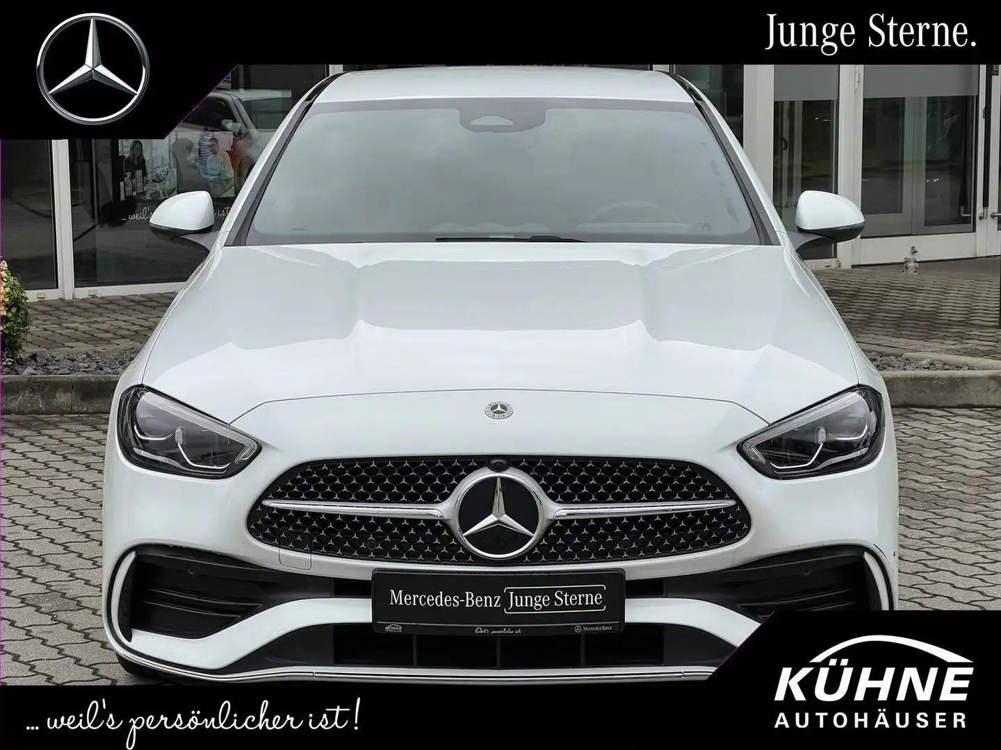 Mercedes-Benz C 400 e 4M+AMG Line+LED High+Spurhalteassistent Blanc - 1