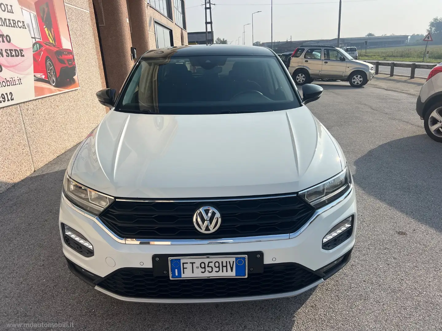 Volkswagen T-Roc 1.0 TSI 115CV Style BMT VIRTUAL PDC 17 Blanc - 2