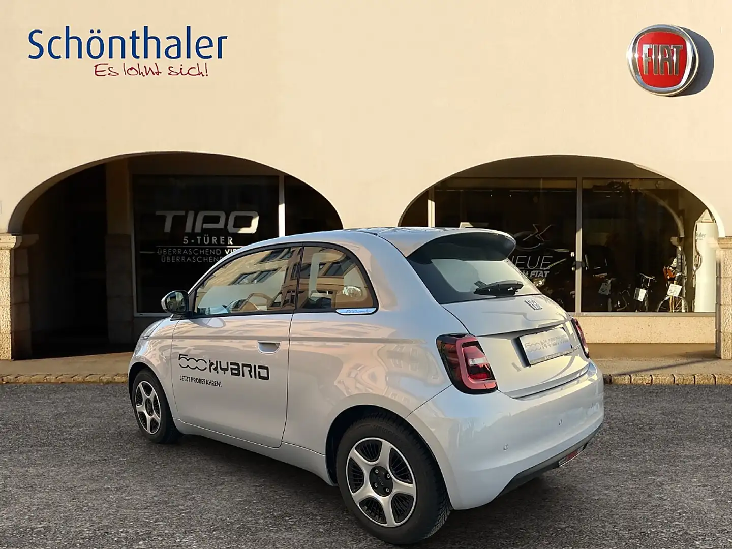 Fiat 500 Hatchback Hybrid Torino Blau - 2