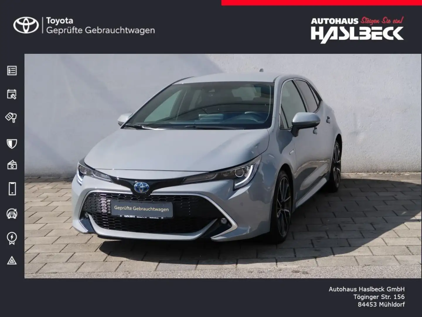 Toyota Corolla 2.0 Hybrid Lounge Сірий - 1