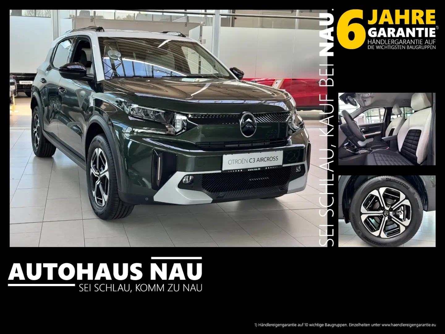 Citroen C3 Aircross Elektro MAX Winterpaket *dreiphasig* Grün - 1