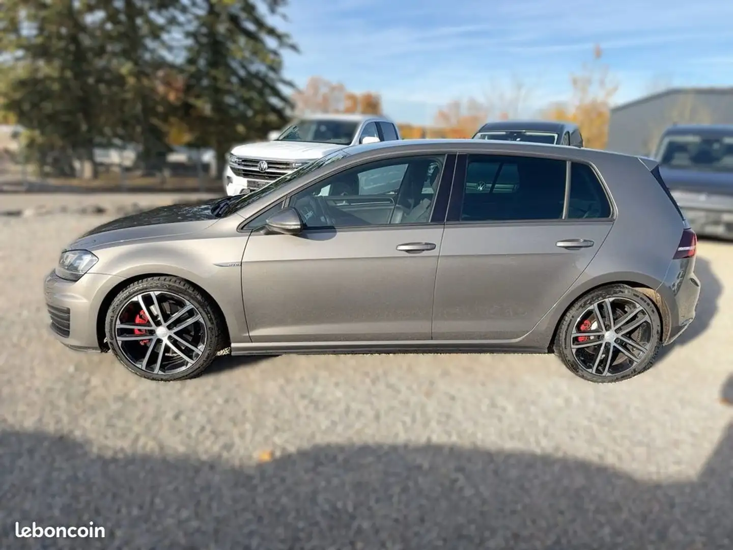 Volkswagen Polo Vw GOLF 7 2.L TDI GTD DSG 5 PORTES Grau - 2