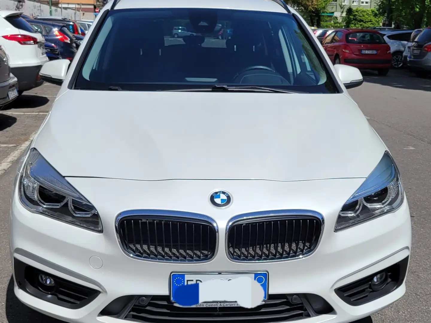 BMW 216 216d Gran Tourer Advantage 7 posti c. aut. F46 Blanc - 1