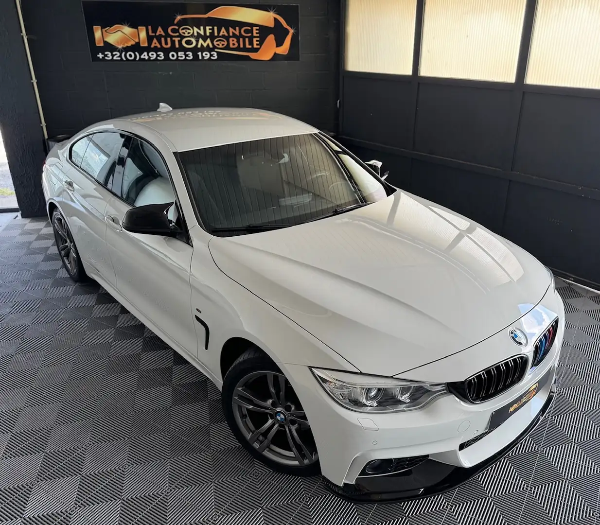 BMW 418 dA GranCoupé Pack M 1er prop garantie 12 mois Wit - 1