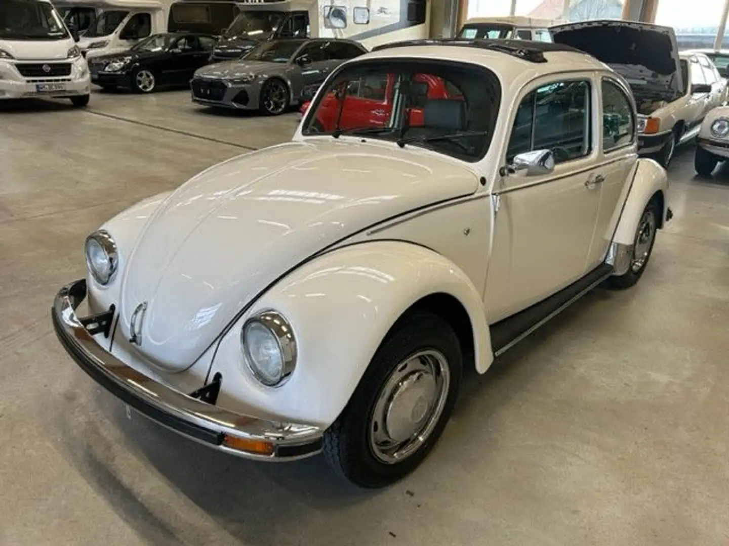 Volkswagen Käfer 1600i mit Faltdach und Orig. 77´km Weiß - 1