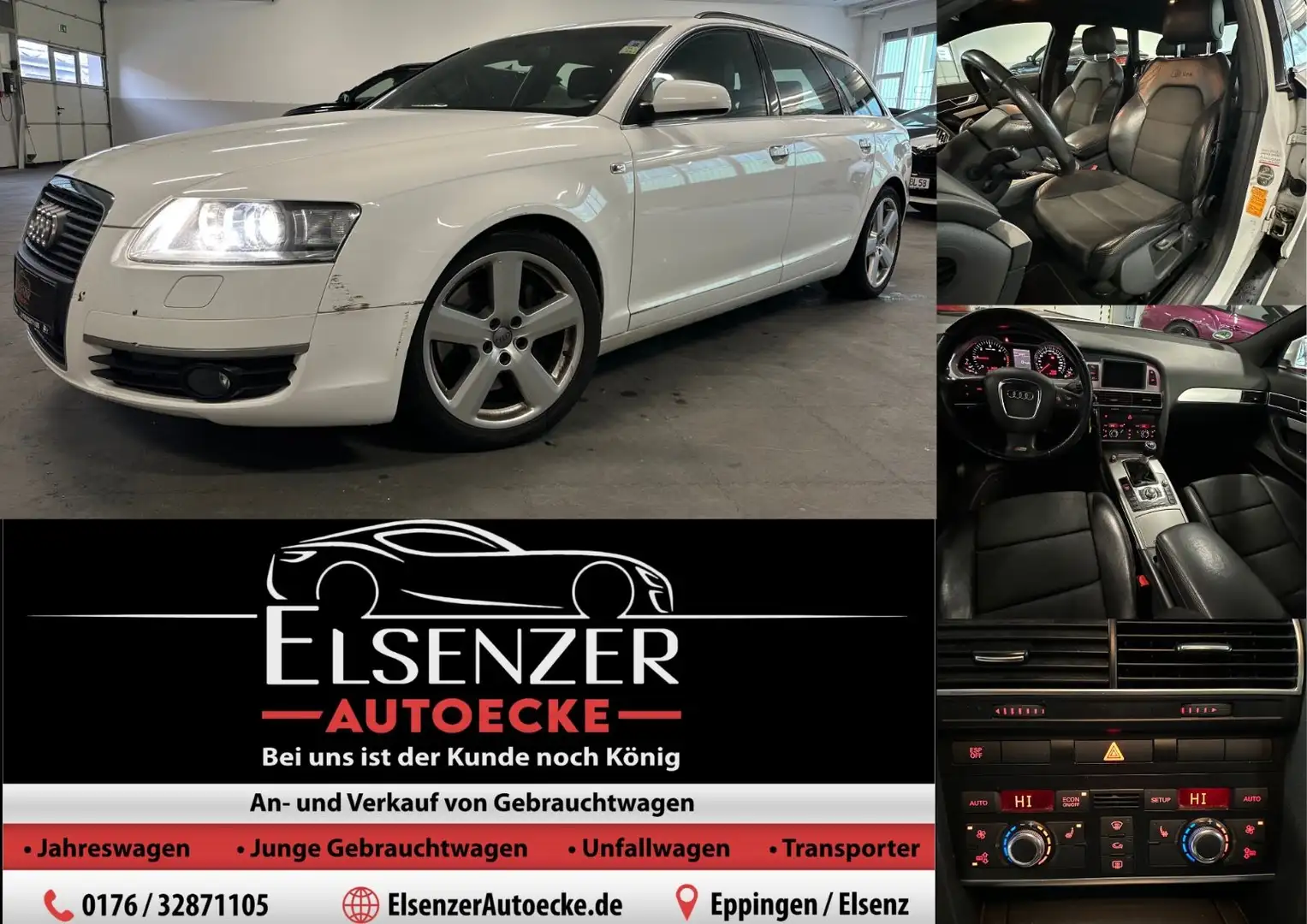 Audi A6 Avant 2.7 TDI#S Line #Bi Xenon#Tempomat#Sitzh Weiß - 1