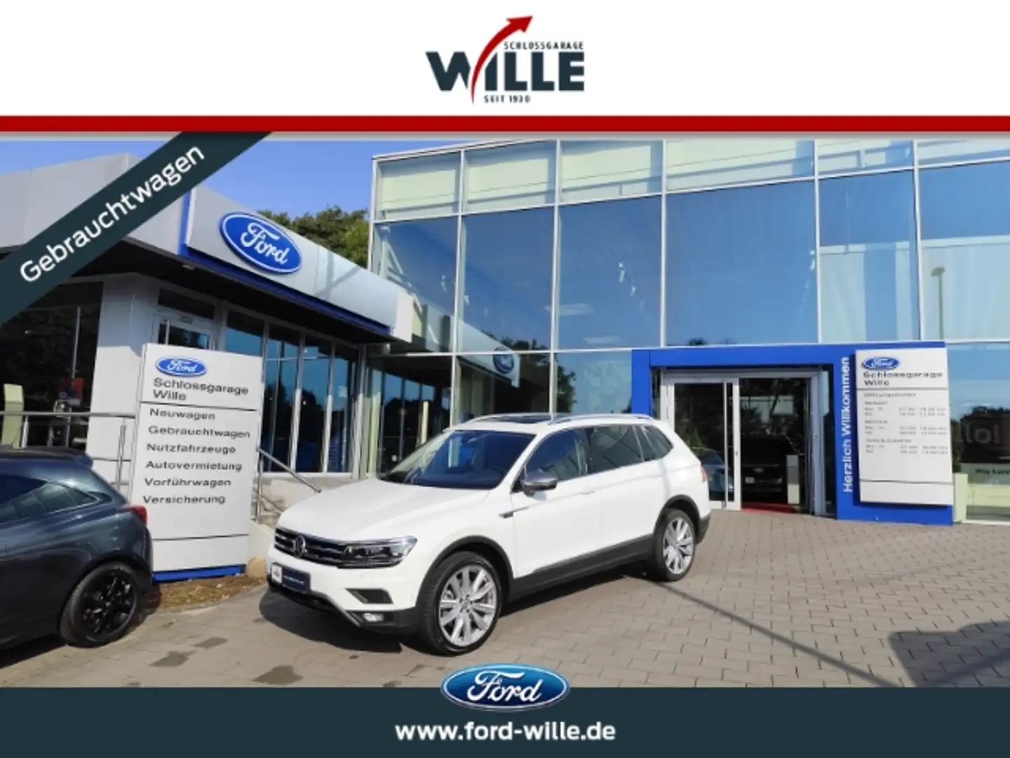 Volkswagen Tiguan Allspace Highline 4Motion 7-Sitzer VOLLAUSSTATTUNG Blanc - 1