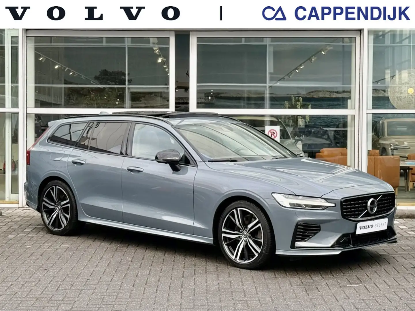 Volvo V60 T6 398PK Recharge R-Design| Panodak| Adap.Cruise| Gris - 1