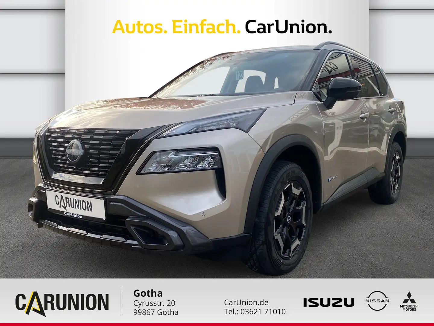 Nissan X-Trail 1.5 VC-T e-4ORCE 213 PS 4x4 N-Trek 5 Argent - 1