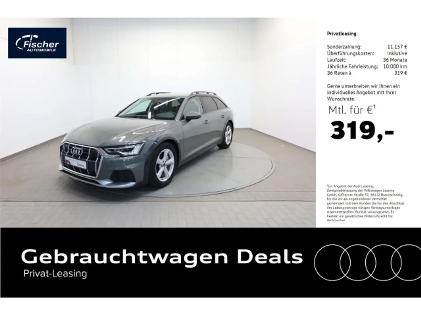Audi A6 allroad 40 TDI quattro S-Tronic StHz/HUD/360 Grau - 1