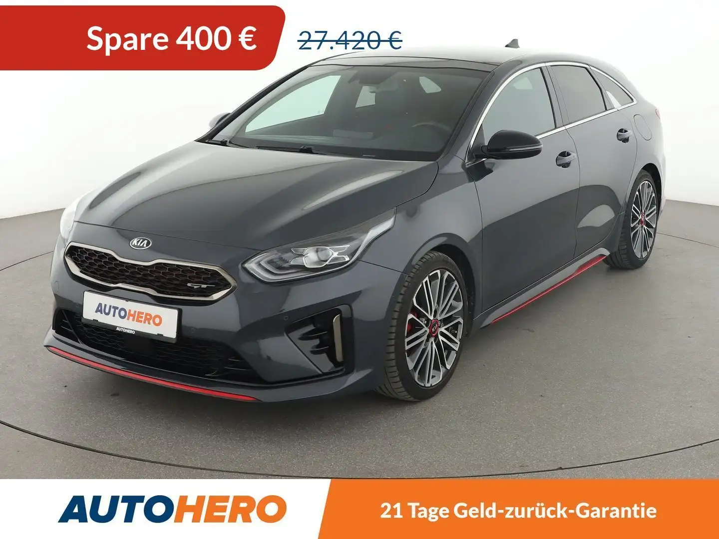Kia ProCeed / pro_cee'd 1.6 TGDI GT Aut*NAVI*LED*ACC*CAM*PDC*SHZ* Grau - 1