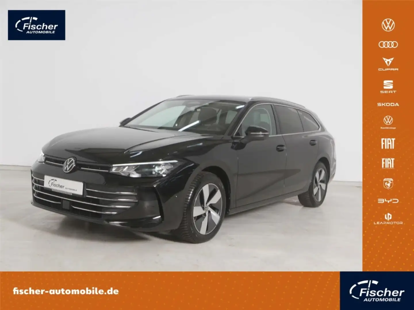 Volkswagen Passat 1.5 eTSI Business DSG AHK/NAV/LED/RFK/SH Noir - 1