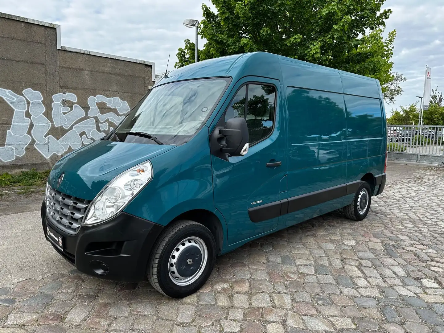 Renault Master III Kasten L2H2*62TKM*KLIMA*AHK*TÜV NEU Zöld - 1
