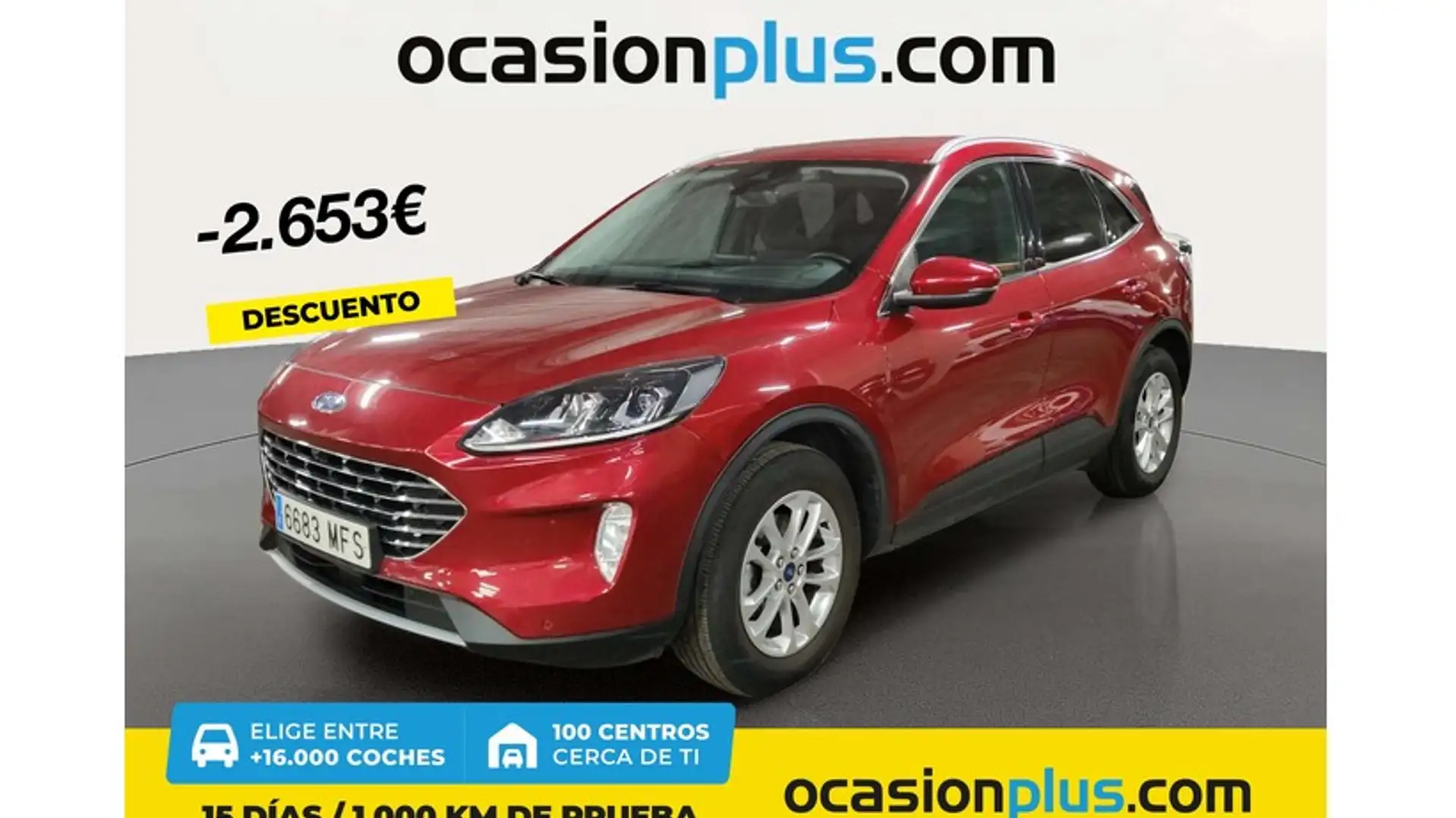 Ford Kuga 1.5 EcoBoost Titanium FWD 150 Rojo - 1