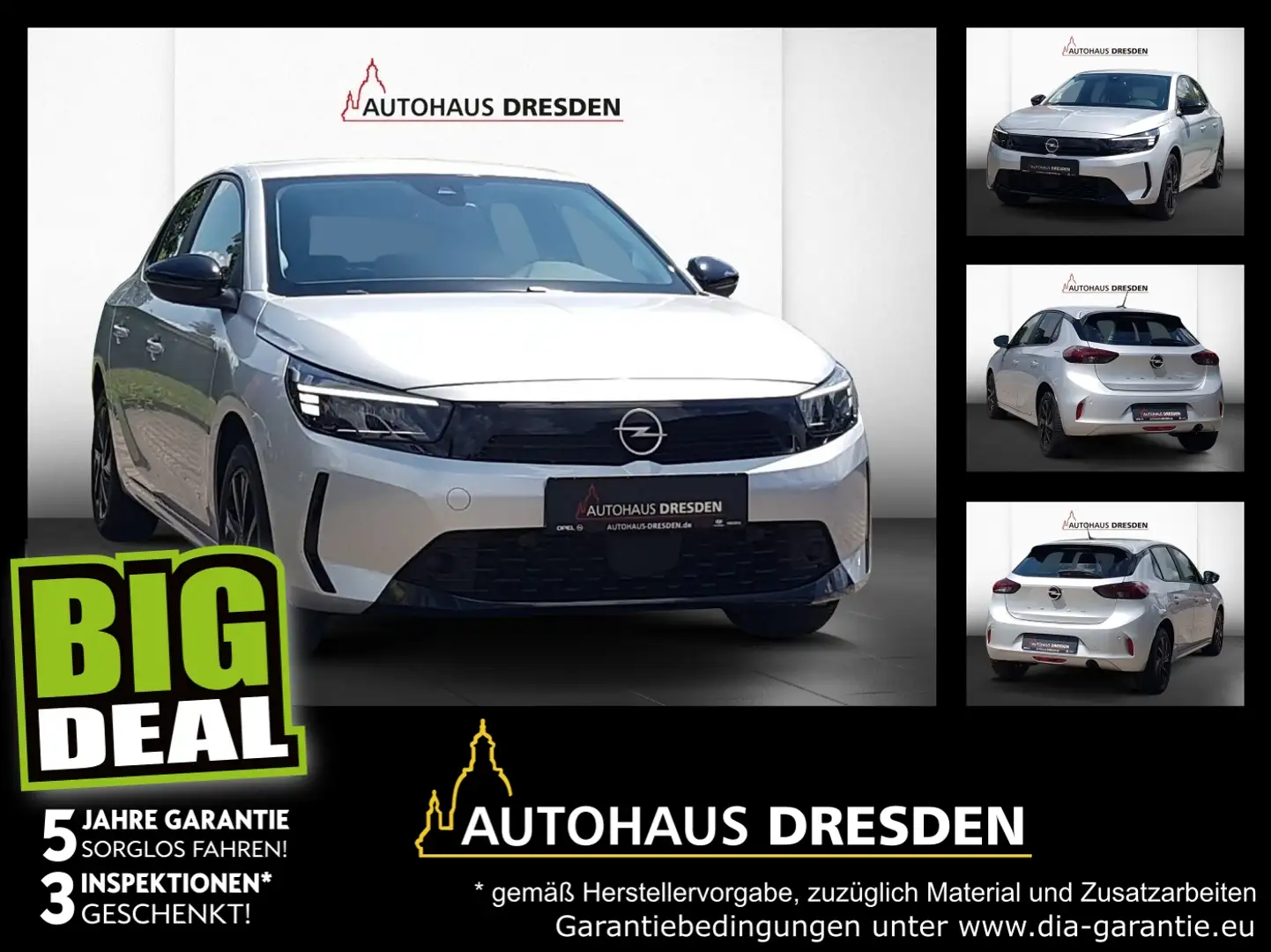 Opel Corsa F 1.2 *LED*DAB*KLIMA*PDC* Silber - 1