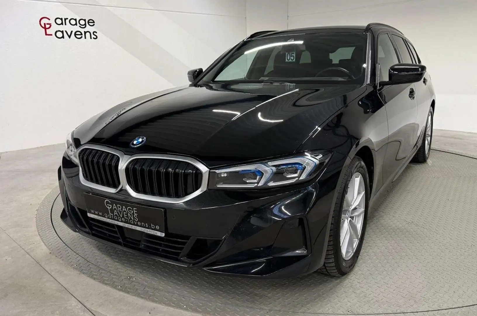 BMW 318 318d Touring Aut. head up leder Noir - 1