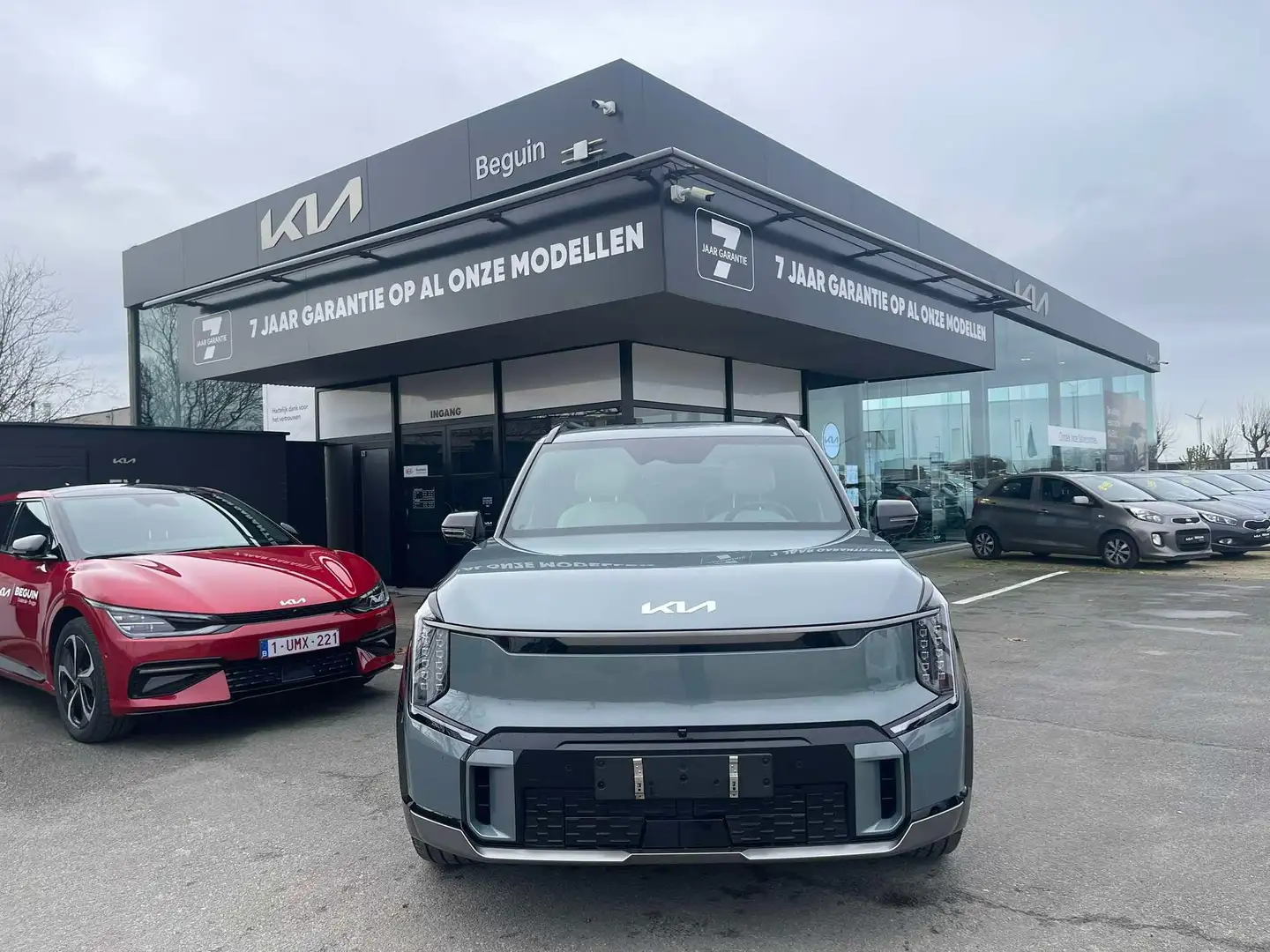 Kia EV9 99.8 kWh AWD GT Line Swivelling (6pl.) Verde - 2