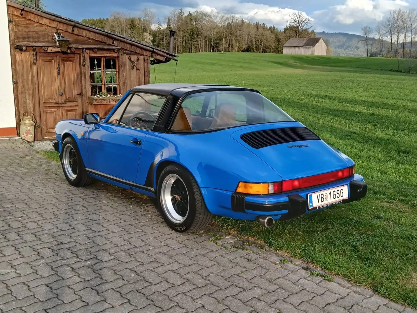 Porsche 911 SC Targa Albastru - 2