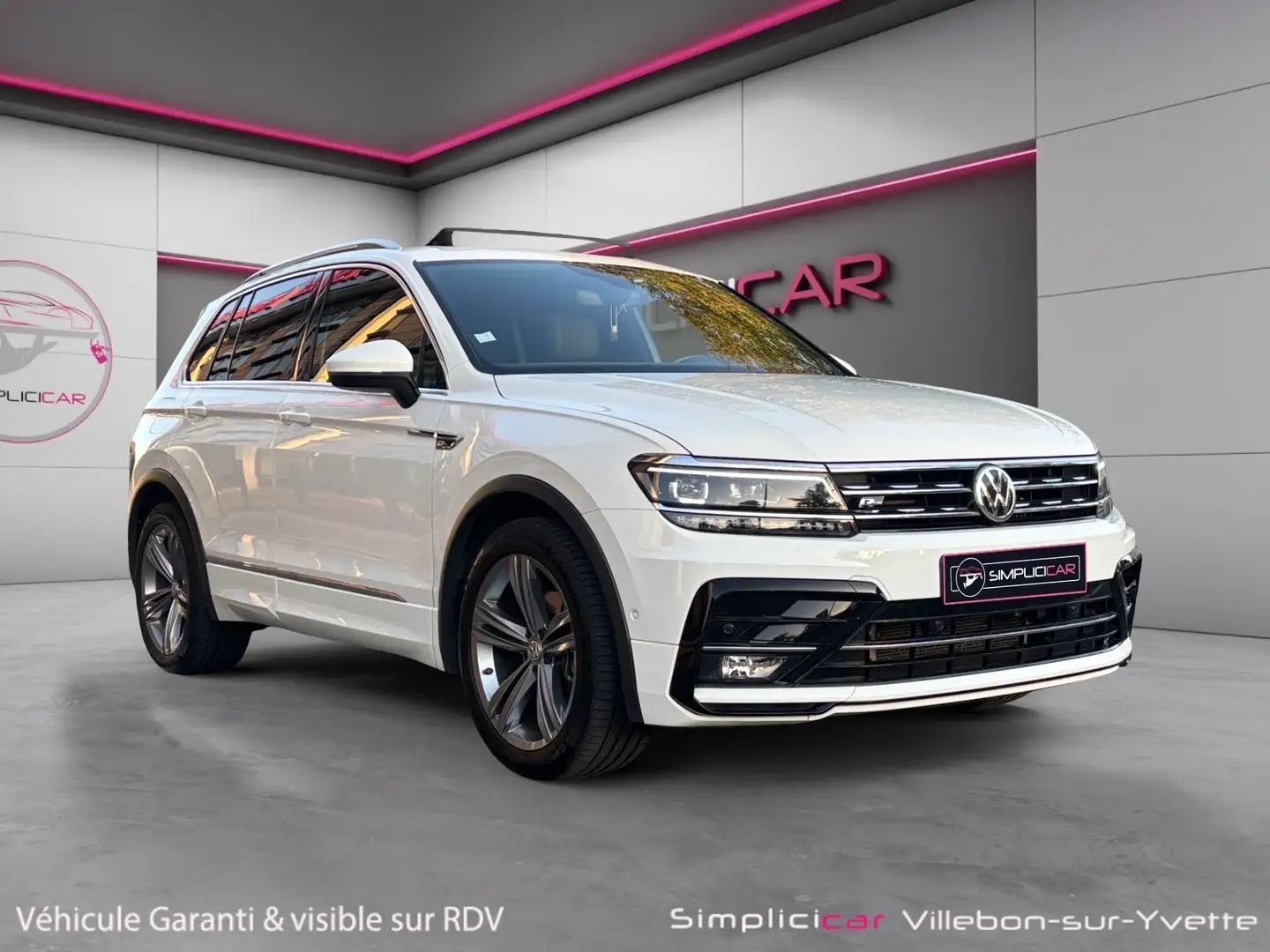 Volkswagen Tiguan Black R-Line Blanc - 1