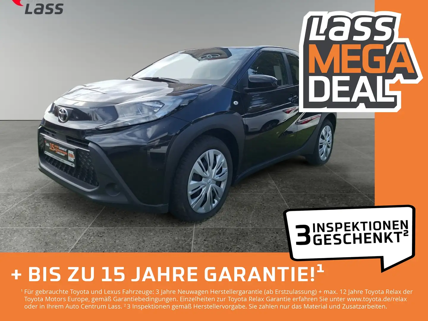 Toyota Aygo X 1.0 x-play +Klima+Tempomat+CarPlay+ Nero - 1