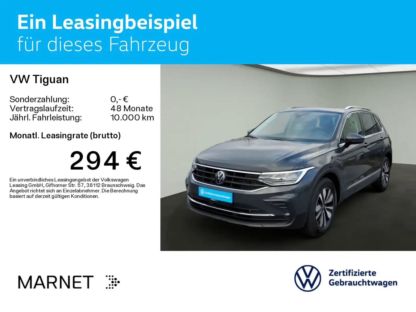 Volkswagen Tiguan 1.5 TSI DSG MOVE*Pano*AHK*IQ.DRIVE*LED* Gris - 2
