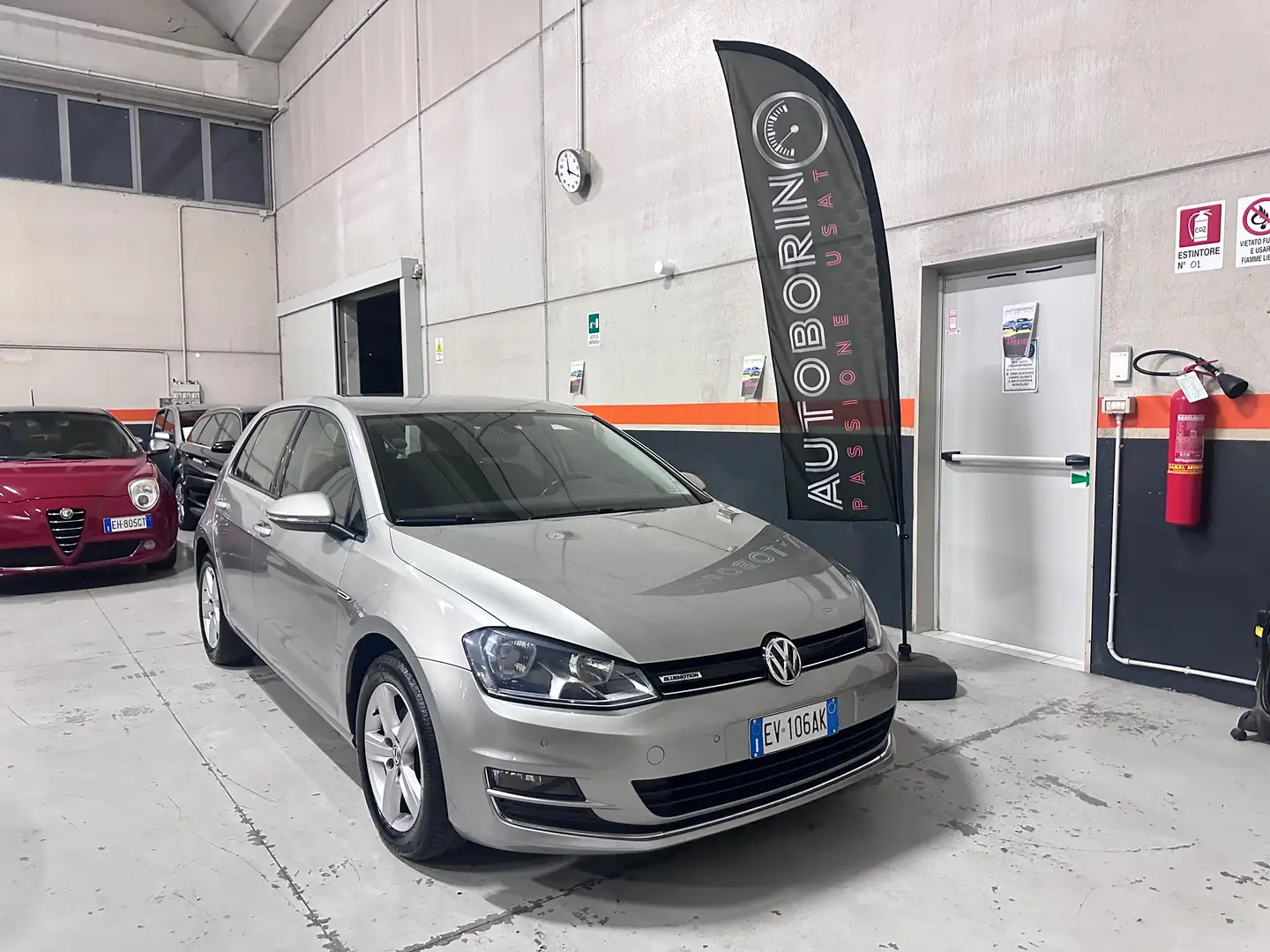 Volkswagen Golf Golf VII 2014 5p 1.4 tgi Highline Grigio - 1