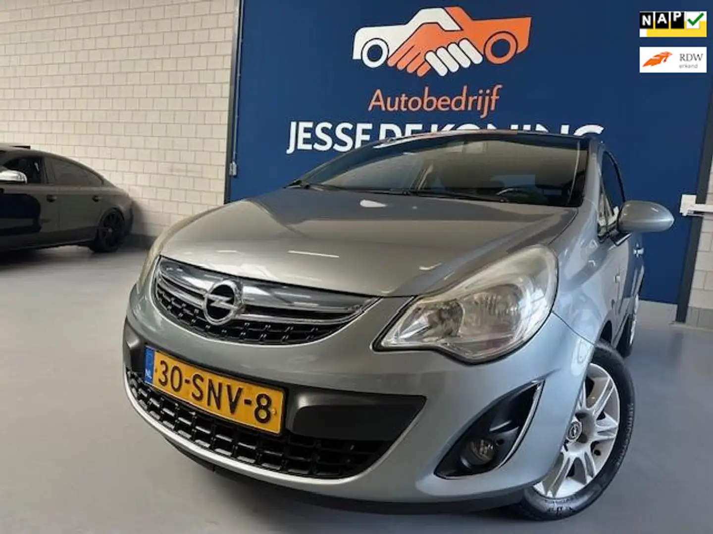 Opel Corsa 1.2 EcoFlex Selection LPG/Benzine,bj.2011,airco,sp Grijs - 1